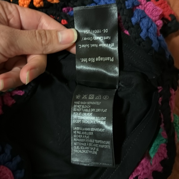 FARM Rio size S crochet flower crop top - Picture 4 of 8